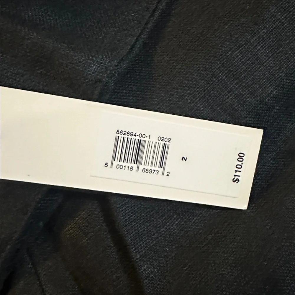 NWT! Banana Republic Black Lina Slim Linen Pant  882894 🖥️8️⃣